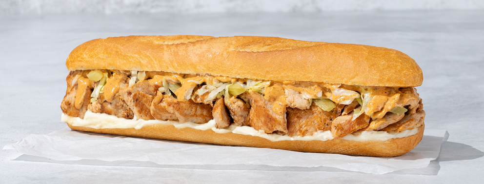 Chilli Chicken Baguette 